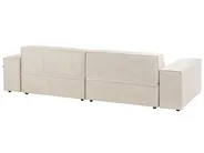 Modular Sofa 2 Seater HELLNAR Velvet Light Beige_910684