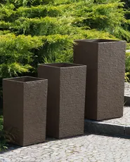 Blumenkübel TENNO 30 cm Dunkelbraun_692705