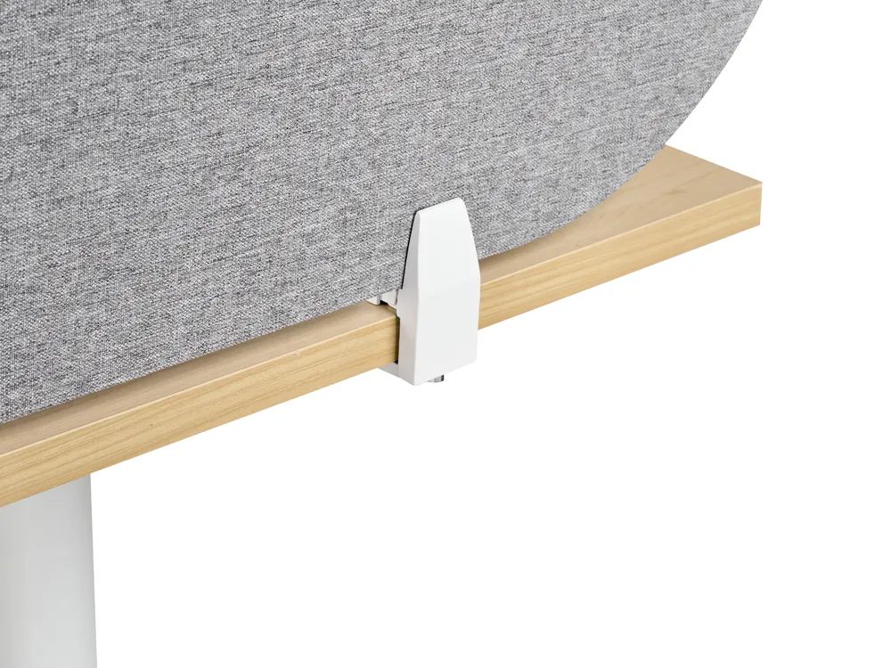Desk Screen SPARKY 160 x 40 cm Light Grey_1015294