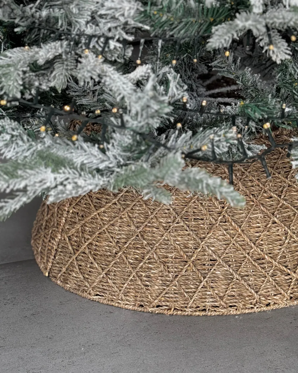 Christmas Tree Collar VUOTSO 62 cm Seagrass Natural_1034591