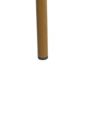 Gartenstuhl 4er Set CASPRI Polyrattan Blau / Weiß_1090664