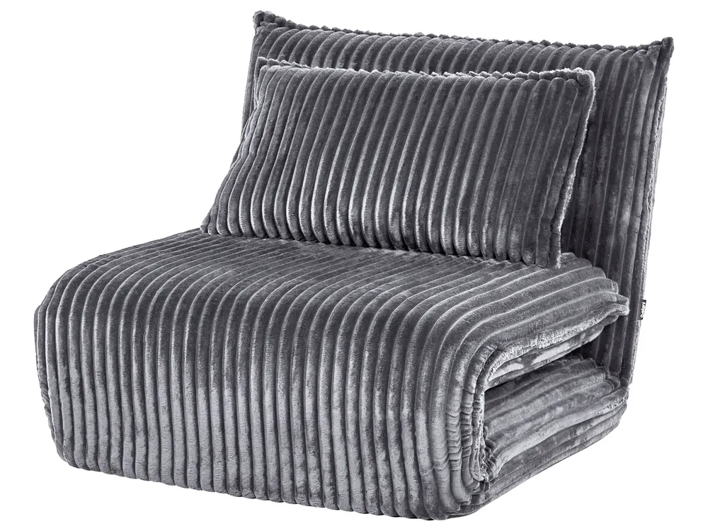 1-Sitzer Schlafsofa LYSEKIL Cord Grau_1043381