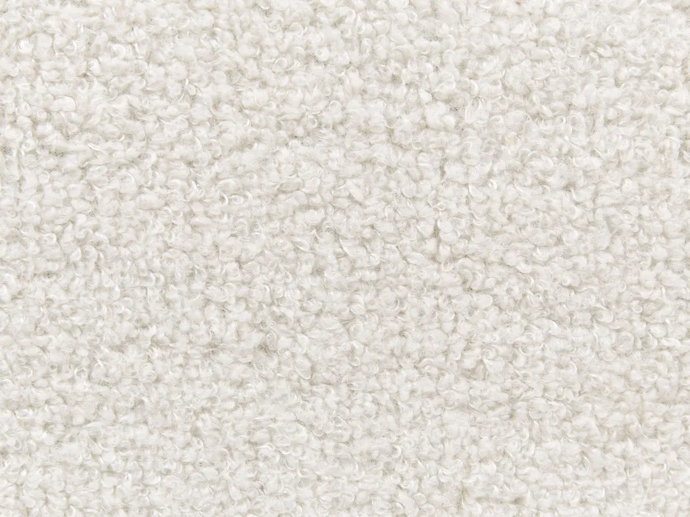 Bed without Headboard Boucle ROANNE 180 x 200 cm (EU Super King) Light Beige_903094