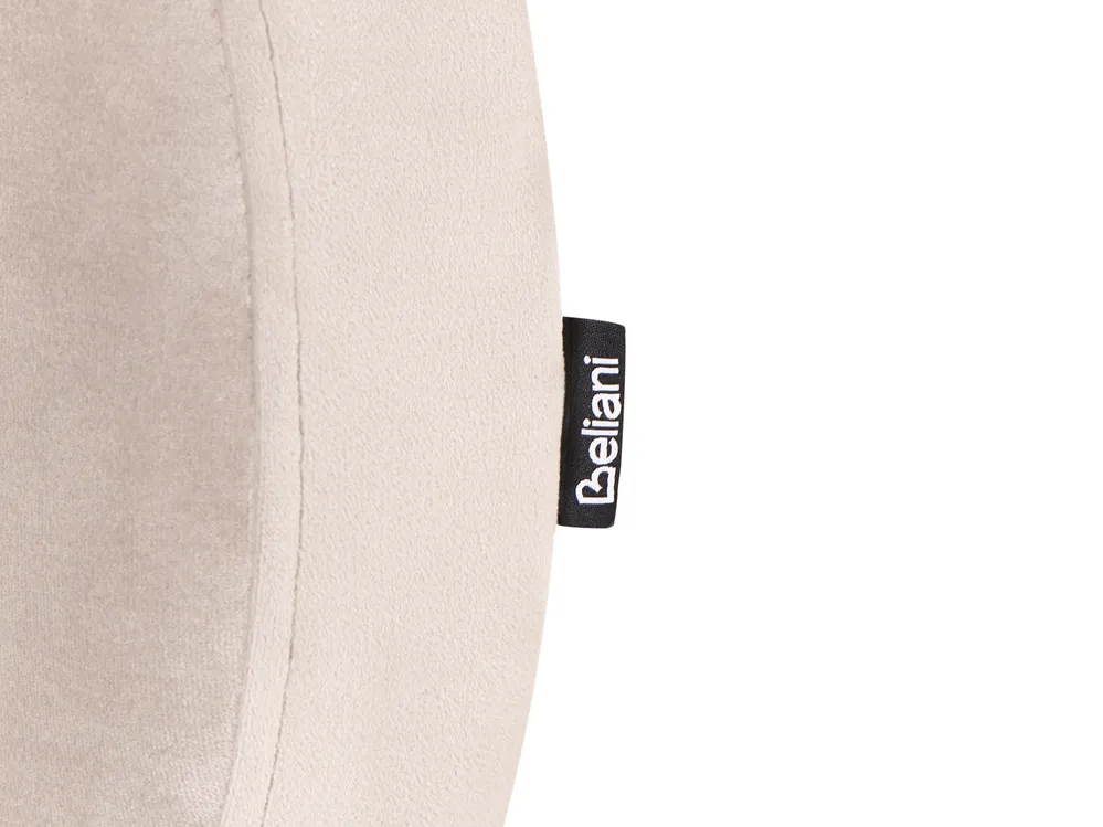 Bett mit Lattenrost Samtstoff LESSAY 120 x 200 cm Hellbeige_1124975