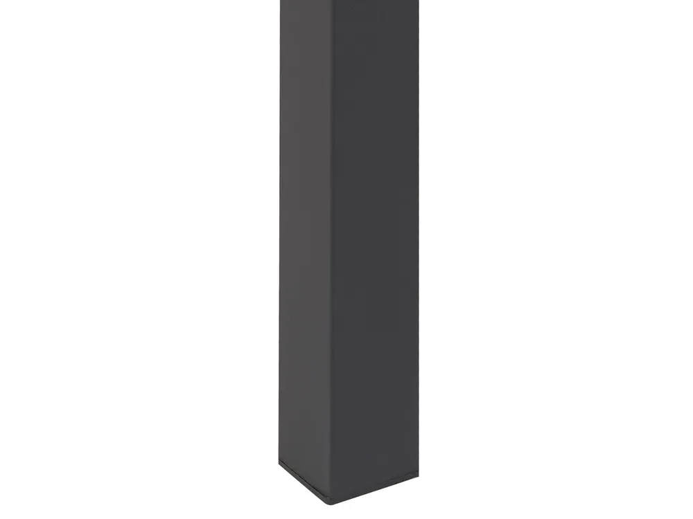 Ausziehbarer Esstisch GRANADA Schwarz 120/160 cm 80 cm_820888