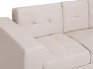 Schlafsofa 3-Sitzer FALSTER mit Stauraum Stoff Beige_751404