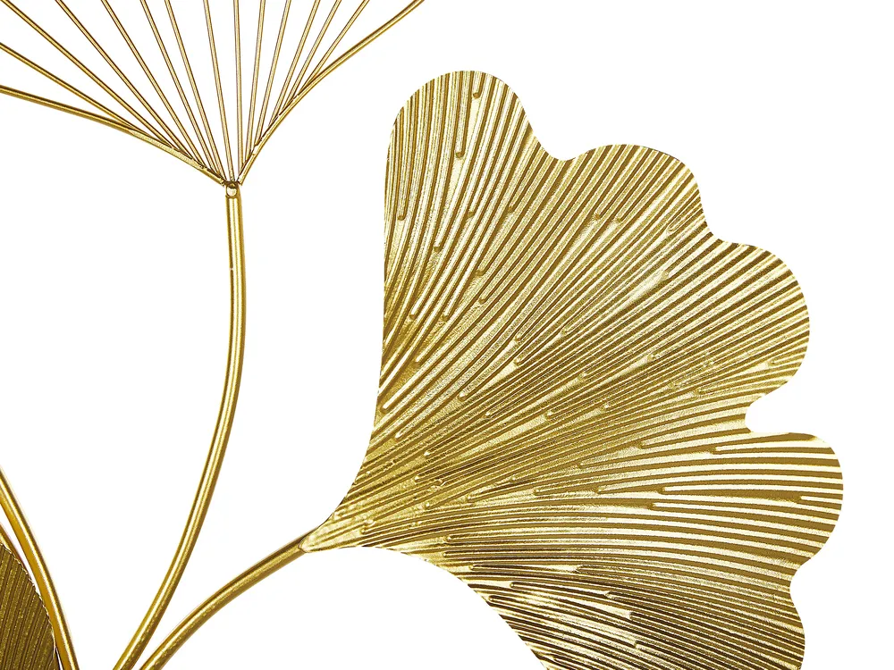Wandobjekt Blume INDIUM Metall 79 cm Gold_776572