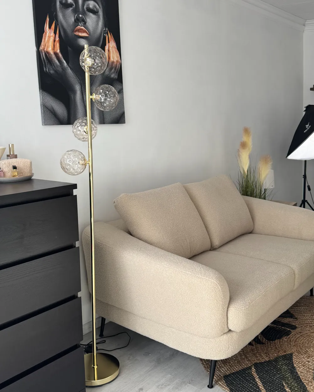 Stehlampe ANADYR Glas Beige_1056927