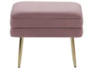 Polsterbank mit Stauraum ODESSA Samtstoff Rosa_804265