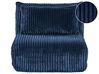 Single Sofa Bed LYSEKIL Corduroy Blue