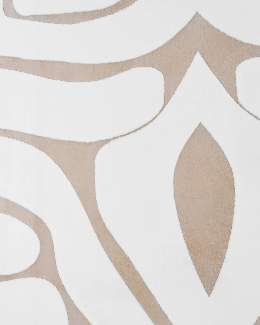 Teppich HARTZ Beige / Weiß 160 x 230 cm_1086416