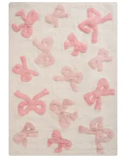 Kinderteppich FITA Rosa 90 x 130 cm Baumwolle_1107964