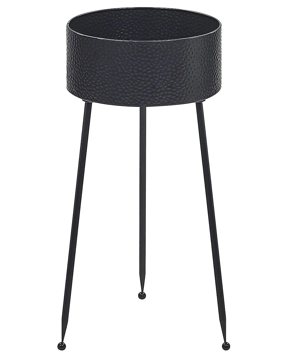 Pflanzenständer LEIKA 29 cm Metall Schwarz