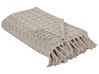 Tagesdecke BERE Baumwolle 220 x 240 cm Taupe