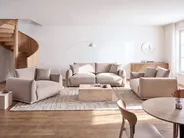 Sofa 3-Sitzer JUBEK Samtstoff Taupe_1077850