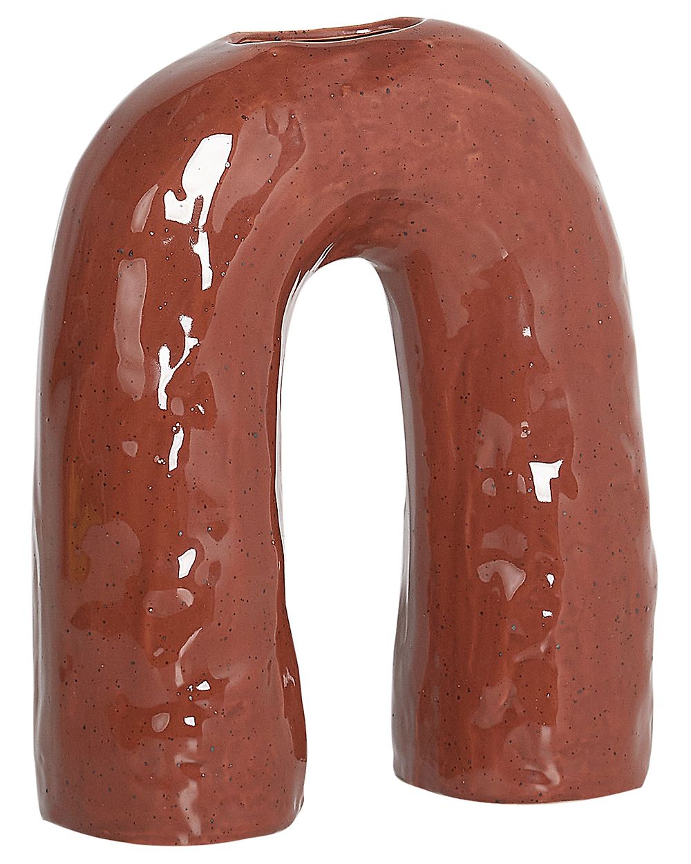 Blumenvase PERCH 29 cm Steinzeug Braun