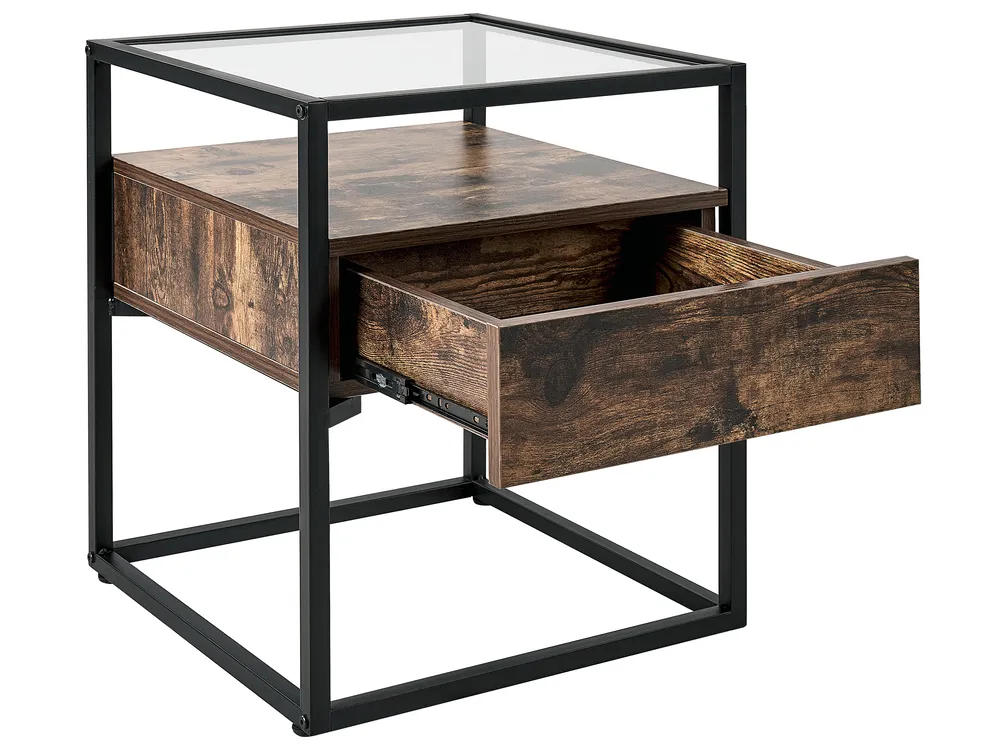 Beistelltisch MAUK Dunkelbraun_829043