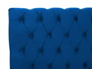 Bett mit Lattenrost Samtstoff AVALLON 180 x 200 cm Marineblau_729135