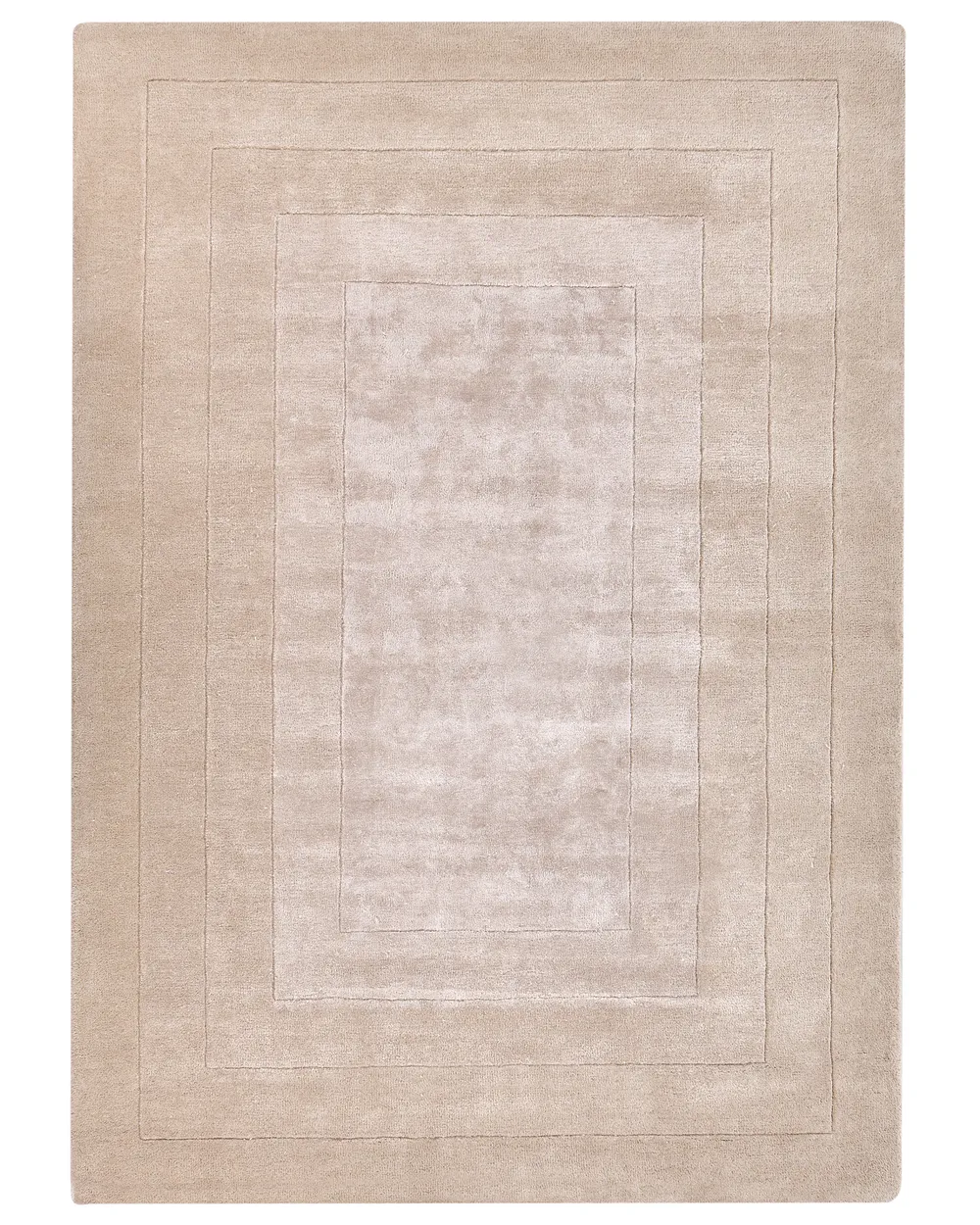Teppich AMADO Beige 160 x 230 cm Viskose