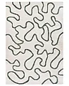 Teppich KAPPAR Hellbeige 160 x 230 cm Viskose