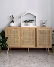 Cabinet PEROTE Rattan Light Brown_858156