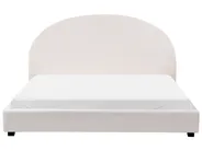 Wasserbett Bouclé VAUCLUSE 180 x 200 cm Cremeweiß_977156