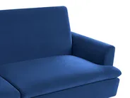 Schlafsofa 3-Sitzer VETTRE Samtstoff Marineblau_787967