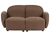 Sofa 2-Sitzer JULE Stoff Braun
