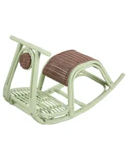 Kinderschaukelstuhl ASPRIA Rattan Hellgrün_932148