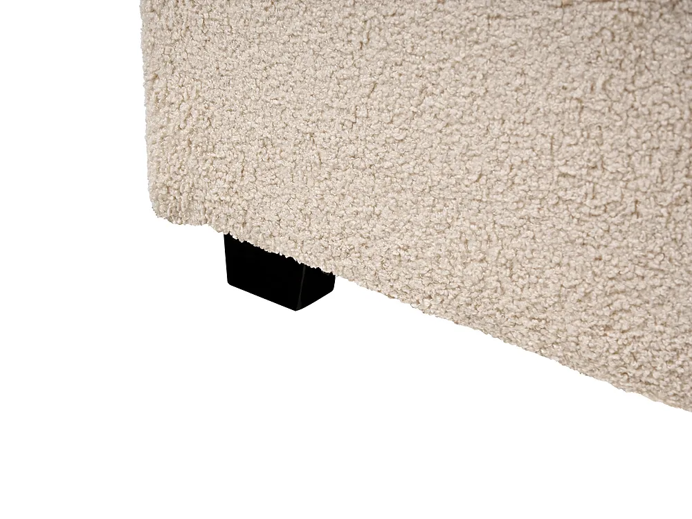 Wasserbett Bouclé VAUCLUSE 140 x 200 cm Beige_976123