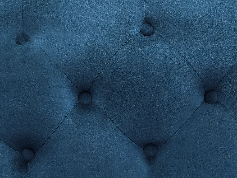 Sofa 3-Sitzer SKIEN Samtstoff Marineblau_1161543