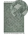 Teppich KARS Grün 140 x 200 cm Baumwolle