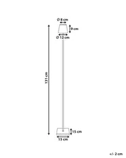 Kabellose LED Stehlampe GAVARRESA mit Dimmer Metall Grün_940573