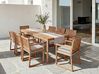Gartenmöbel Set 8-Sitzer SASSARI PREMIUM inkl. Kissen zertifiziertes Akazienholz Taupe