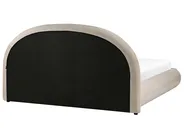 Ottoman Bed GRASSE Fabric Taupe 180 x 200 cm (EU Super King)_1056339
