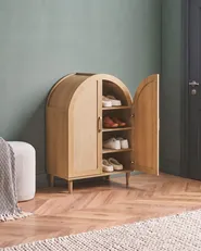Shoe Storage Cabinet BICHENO Light Brown_1076300