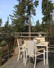 Garden Dining Set 4 Seater PRATO Beige_991862