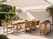 Gartenstuhlkissen 8er Set SASSARI PREMIUM 46 x 46 cm Hellgrün_1074936