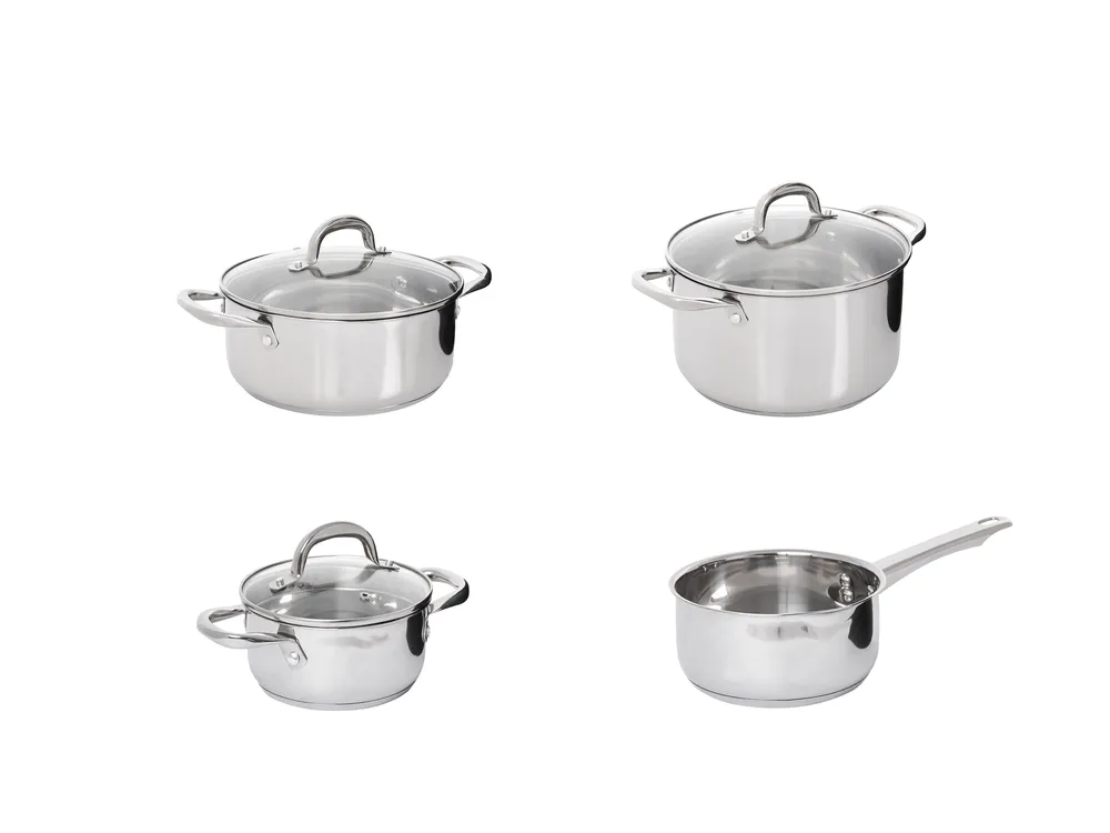 7-delni komplet loncev PRIMECOOK Iz nerjavečega jekla Silver_1051152