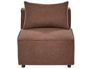 Modul Ecksofa 4-Sitzer AXEBO Bouclé Braun linksseitig_1075910