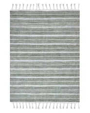 Teppich BADEMLI Dunkelgrün 140 x 200 cm_846533