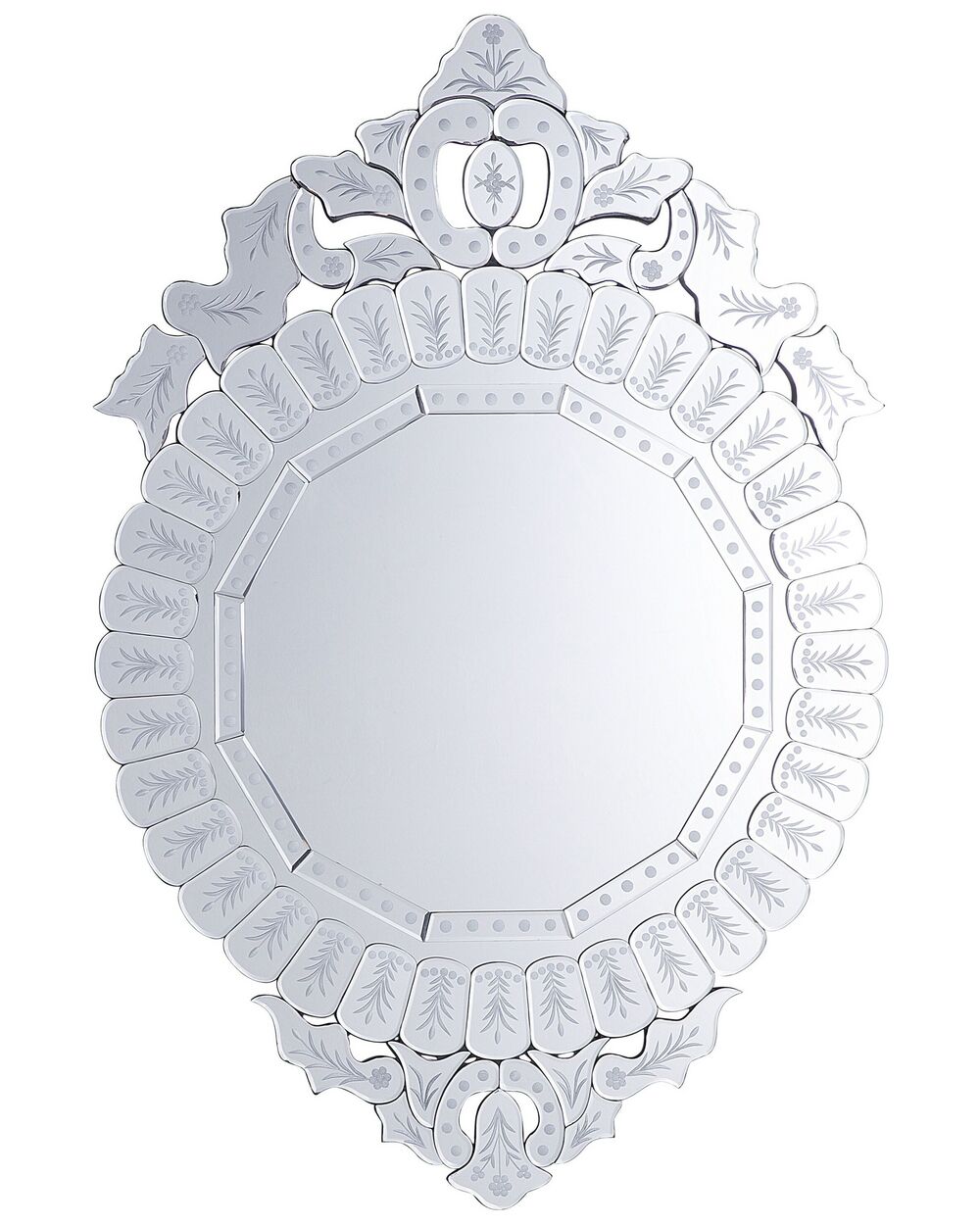 Miroir CRAON 67 cm 100 cm Argenté