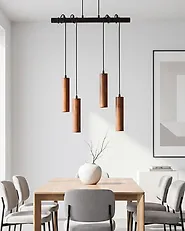 Pendant Lamp TUTAKI Oak Wood Black_1183387
