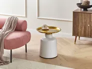 Side Table DOVE Metal White/ Gold_1006648