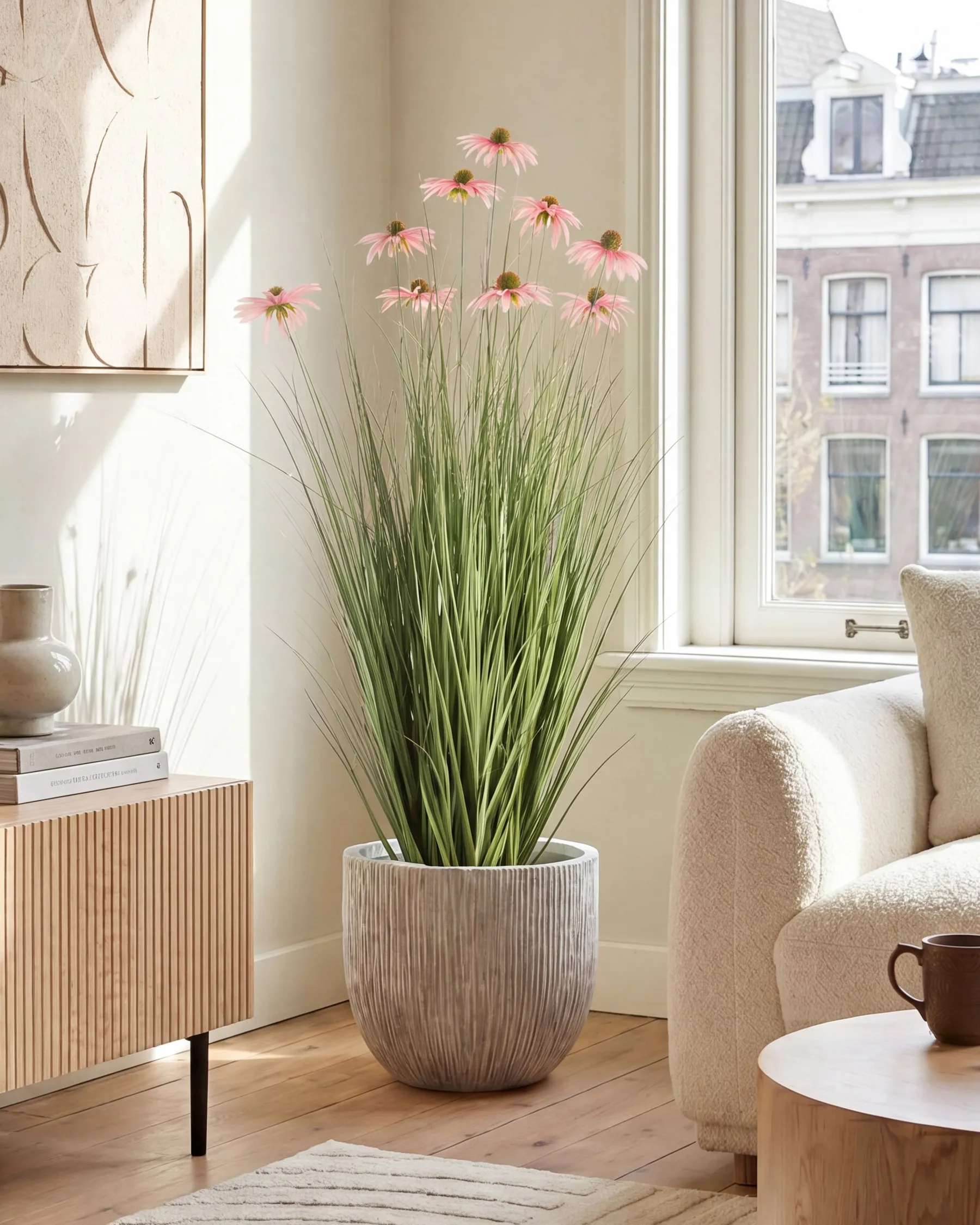 Kunstpflanze RUDBEKDARIUM 120 cm Rosa_1090804