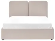 Ottoman Bed ARBOIS Fabric Beige 160 x 200 cm (EU King Size)_1023163