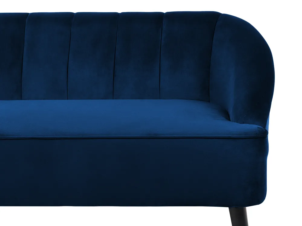 Sofa 3-Sitzer ALSVAG Samtstoff Marineblau_732221