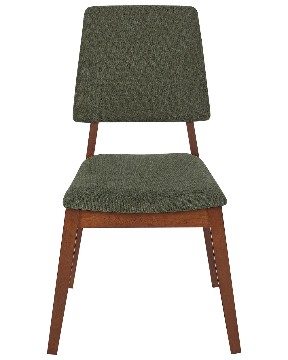 Set of 2 Dining Chairs MERRILL Wood Dark Green_926421