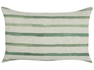 Coussin KAFRA 30 x 50 cm Vert À rayure_902157