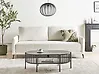 Schlafsofa 3-Sitzer HEMING Bouclé Cremeweiß